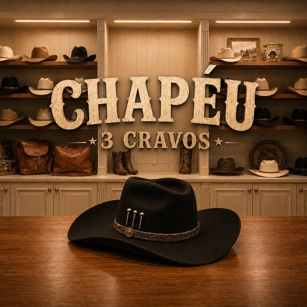Chapéu 3 Cravos