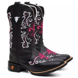 Bota Texana Feminina Orquídea Rosa