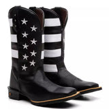 Bota Texana Masculina Estados Unidos Preta
