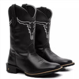 Bota Texana Masculina Boi da Cara Preta
