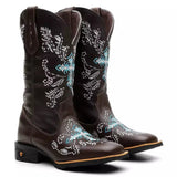 Bota Texana Feminina Cruz Azul