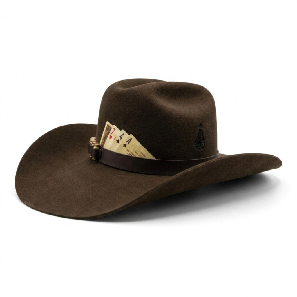 Chapéu Pralana Country + Adesivos Marrom