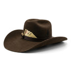 Chapéu Pralana Country + Adesivos Marrom