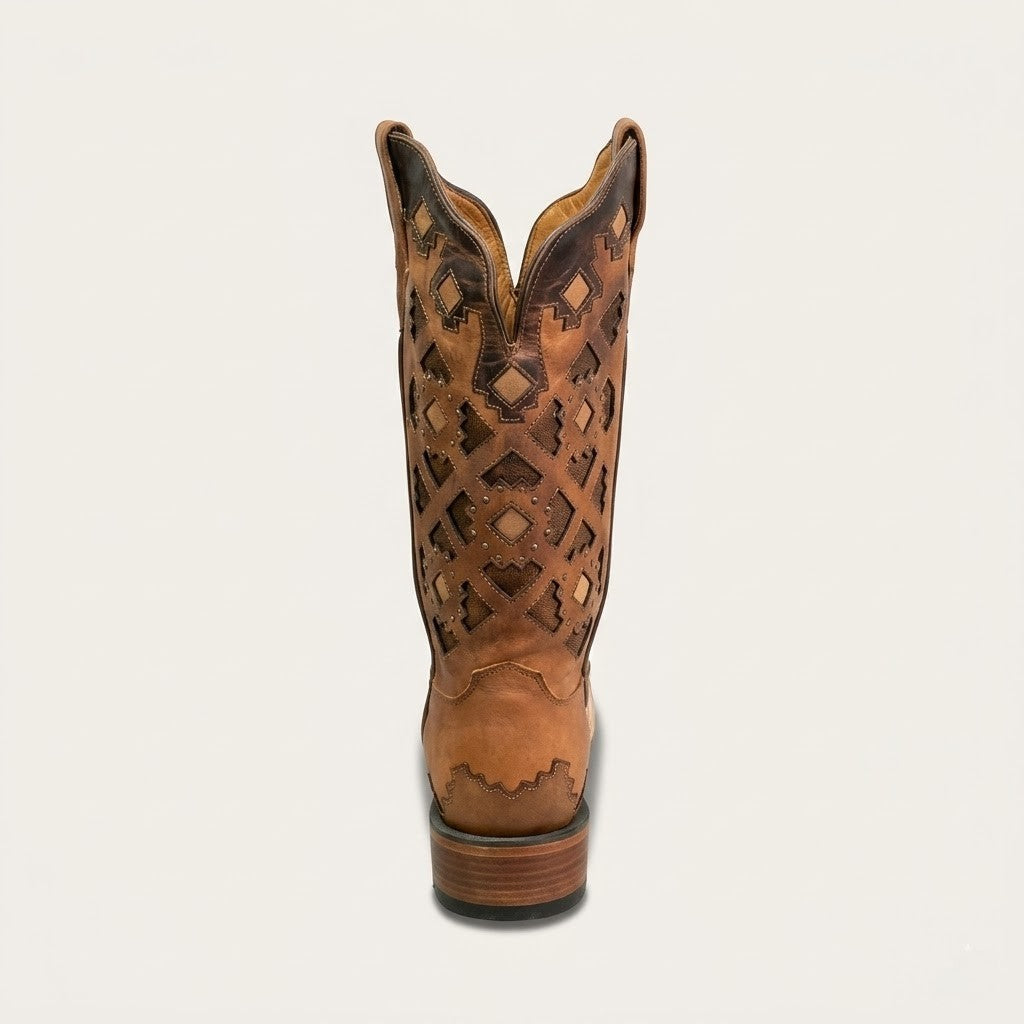 Bota Feminina Texas Center Bico Quadrado 266406-CF