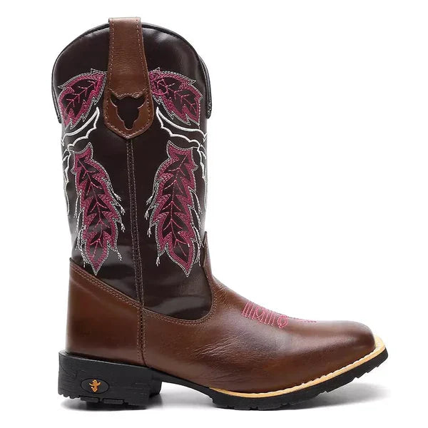 Bota Texana Feminina Cara de Boi